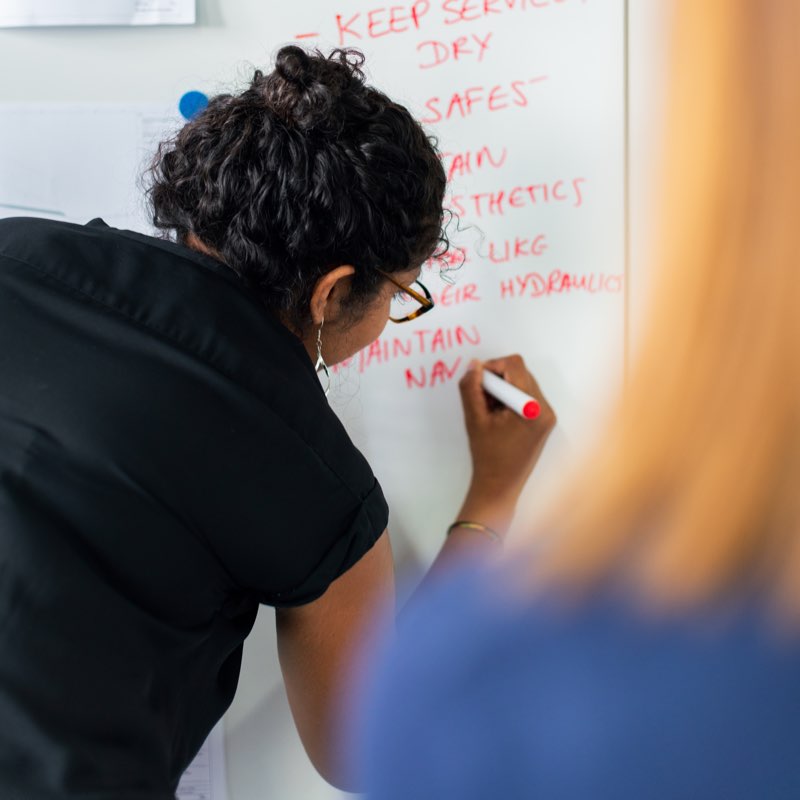 Outlining on whiteboard (by ThisIsEngineering)